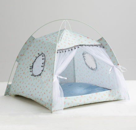 Cat Tent Enclosed Pet Bed