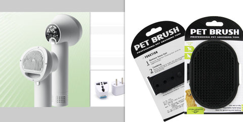 Smart Pet Hair Dryer & Grooming Comb
