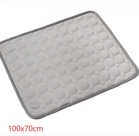 Pet Dog & Cat Ice Silk Cooling Nest Pad