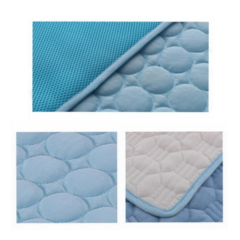 Pet Dog & Cat Ice Silk Cooling Nest Pad