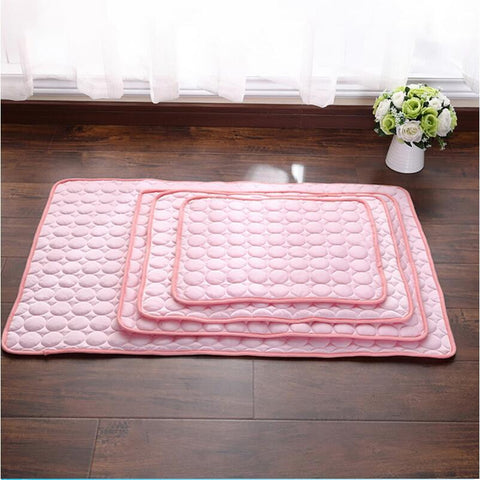 Pet Dog & Cat Ice Silk Cooling Nest Pad