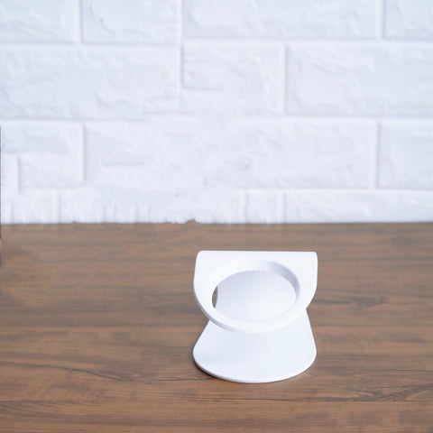 Inclined Cat Ear Food Bowl with Oblique Mouth