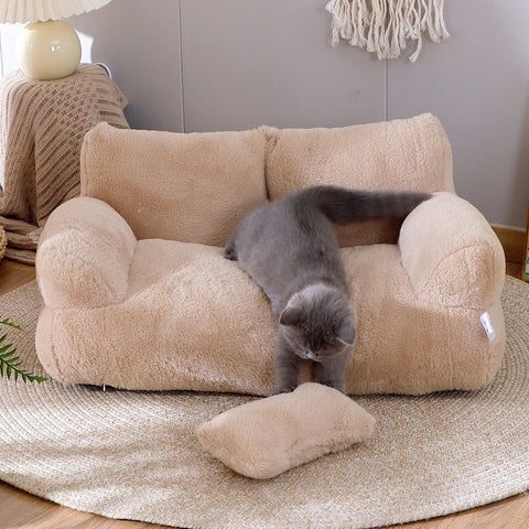 Luxury Winter Warm Cat Bed Sofa