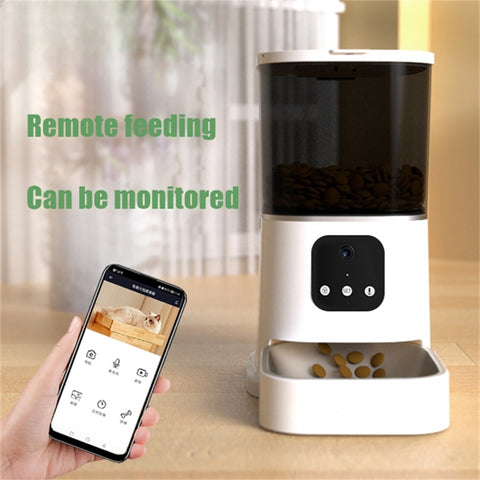 Smart WiFi Pet Automatic Feeder with Voice Recorder, APP Control & Timer