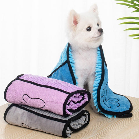 Super Absorbent Dog & Cat Bathrobe Towel