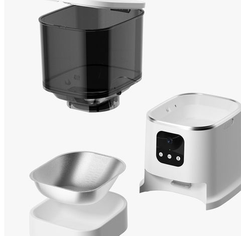 Smart WiFi Pet Automatic Feeder with Voice Recorder, APP Control & Timer