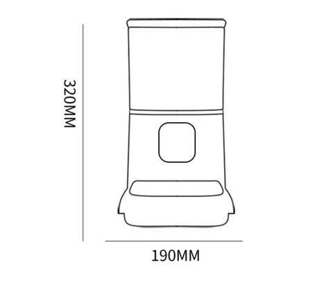 Smart WiFi Pet Automatic Feeder with Voice Recorder, APP Control & Timer