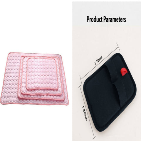 Pet Dog & Cat Ice Silk Cooling Nest Pad