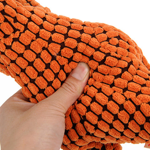 Dinosaur Interactive Plush Dog Toy