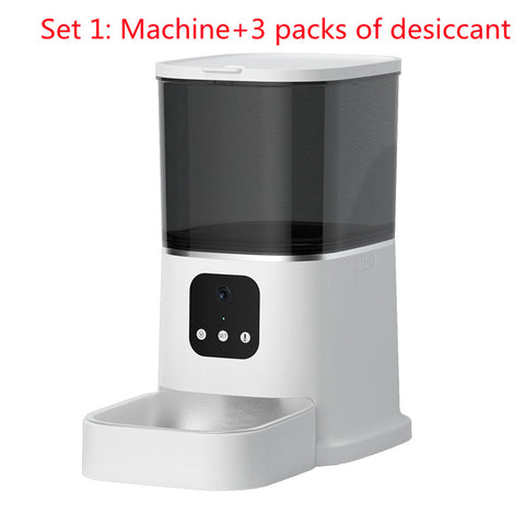 Smart WiFi Pet Automatic Feeder with Voice Recorder, APP Control & Timer