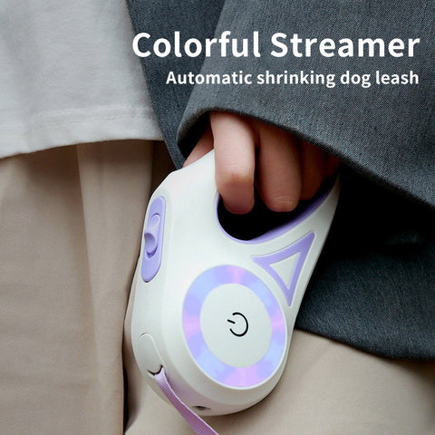 Retractable Dog Leash & Collar Set