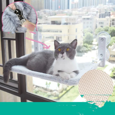 Cat Suction Cup Window Glass Hammock