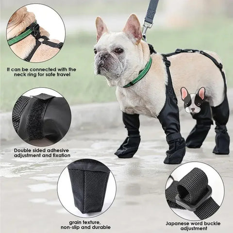 Waterproof Adjustable Dog Shoes