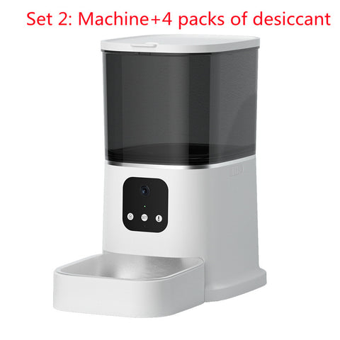 Smart WiFi Pet Automatic Feeder with Voice Recorder, APP Control & Timer