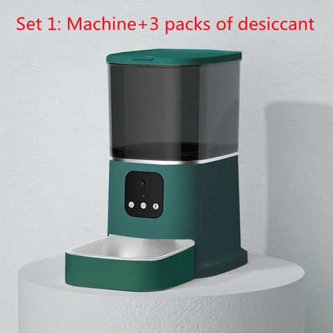 Smart WiFi Pet Automatic Feeder with Voice Recorder, APP Control & Timer